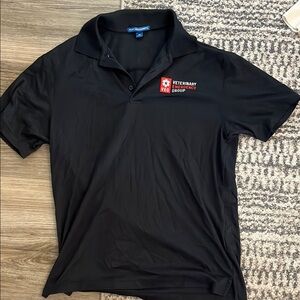 Port Authority Black Polo Shirt Performance Style